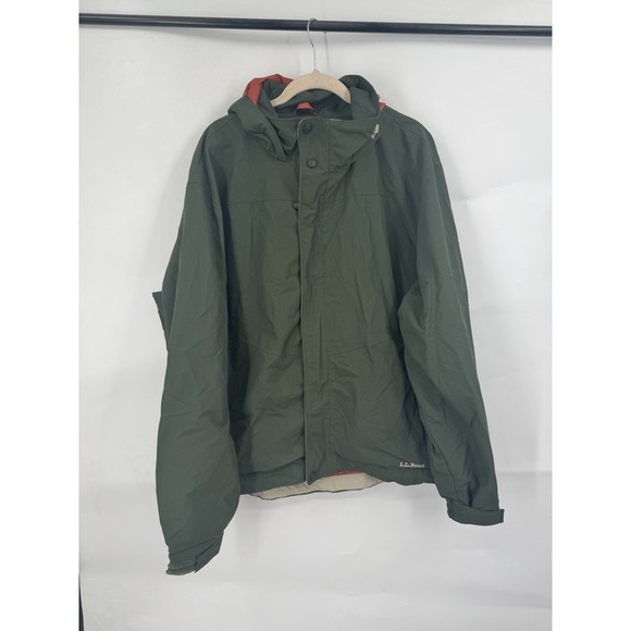 L.L. Bean Other - L.L Bean VTG The Weather Channel 3 In 1 Jacket Men XL Green Nylon Outdoor Hiking